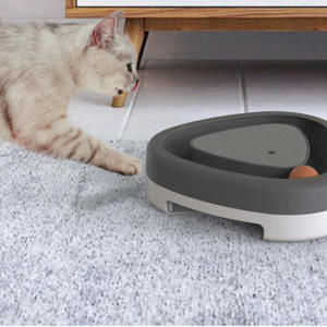 Pet Cat Self-hey Toy Smart Funny Cat Triangle Turntable Electric Toy Cat Scratch